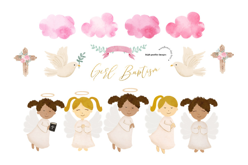 girl-pink-flowers-cross-baptism-clipart-little-angels