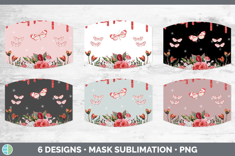 pink-butterfly-mask-sublimation-bundle-face-mask-designs