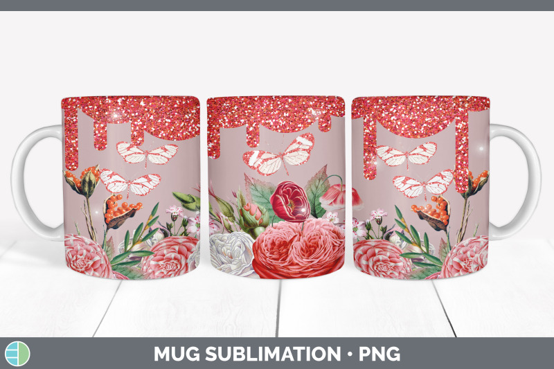 pink-butterfly-mug-sublimation-coffee-cup-background-png