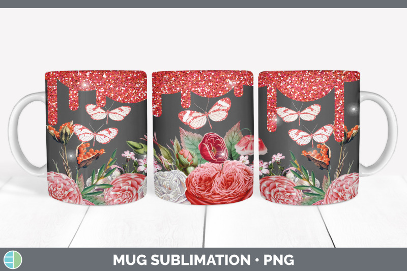 pink-butterfly-mug-sublimation-coffee-cup-background-png