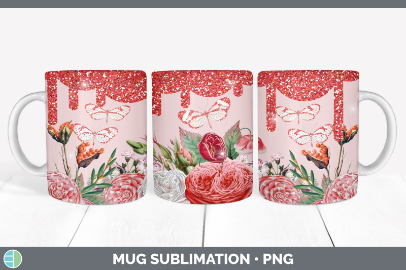 pink-butterfly-mug-sublimation-coffee-cup-background-png