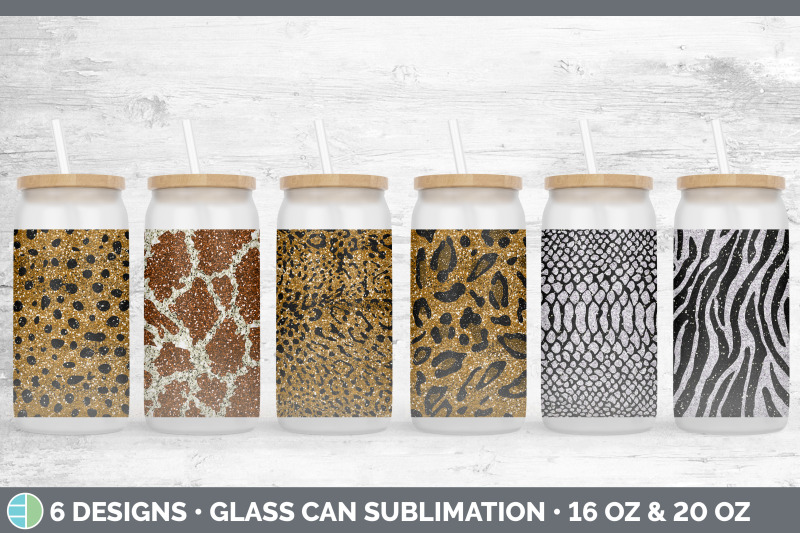 animal-print-glass-can-sublimation-beer-mason-jar