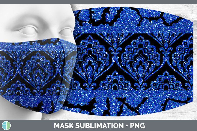 blue-damask-mask-sublimation-glitter-animal-print-face-mask-designs