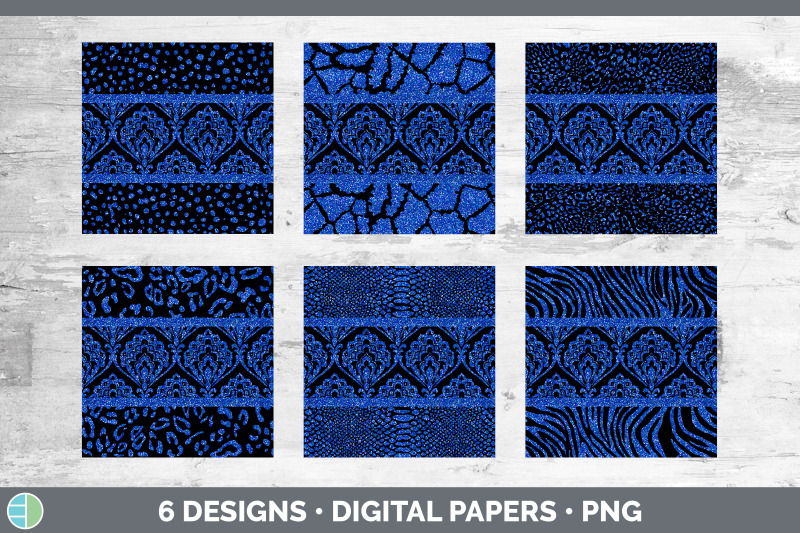 blue-damask-backgrounds-glitter-animal-print-digital-scrapbook-paper