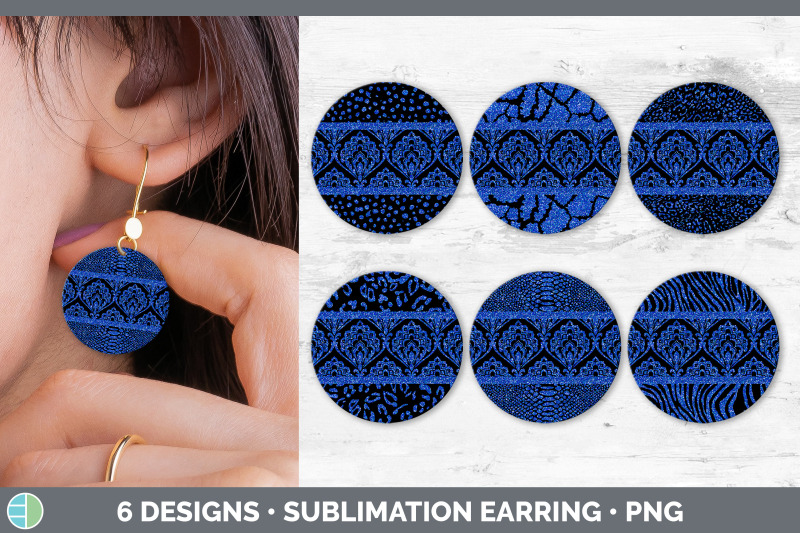 blue-damask-round-earring-sublimation-designs-bundle