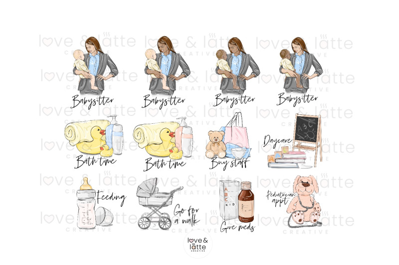 motherhood-planner-stickers-planner-stickers-printable-stickers