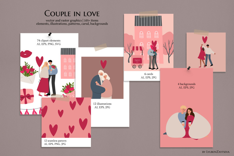 valentines-day-clipart-couple-love-illustration-dancing-black-people