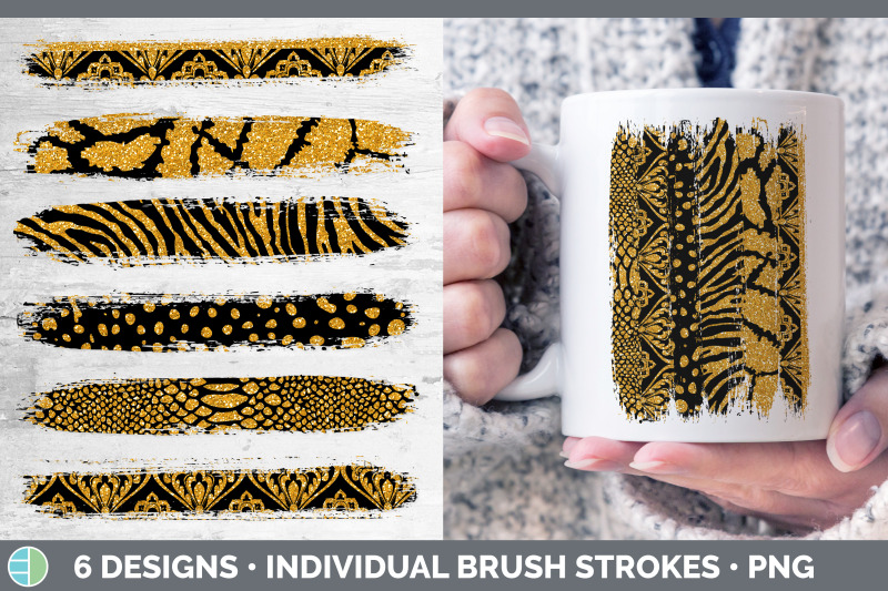 orange-damask-brush-strokes-glitter-animal-print-sublimation-designs