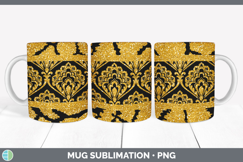 orange-damask-mug-sublimation-glitter-animal-print-coffee-cup-design