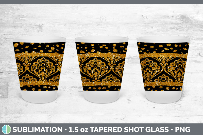 orange-damask-shot-glass-sublimation-shot-glass-1-5oz-tapered