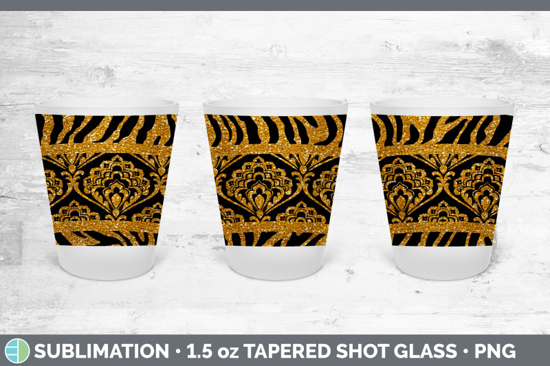 orange-damask-shot-glass-sublimation-shot-glass-1-5oz-tapered