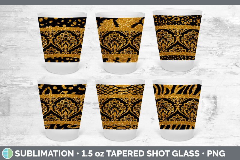 orange-damask-shot-glass-sublimation-shot-glass-1-5oz-tapered