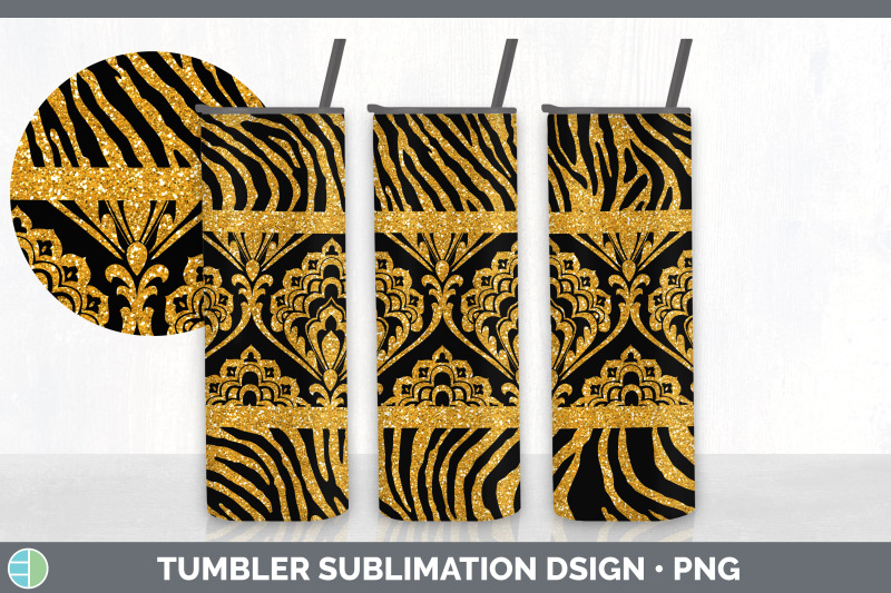 orange-damask-tumbler-glitter-animal-print-skinny-tumbler-sublimatio