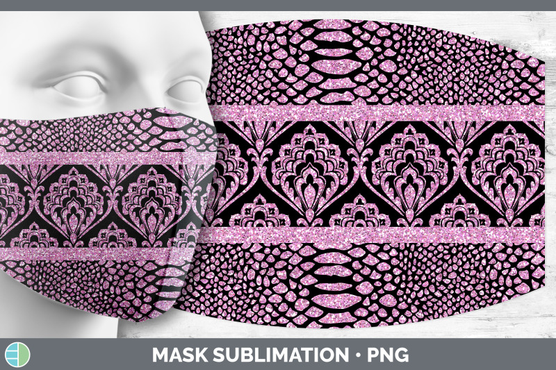 pink-damask-mask-sublimation-glitter-animal-print-face-mask-designs