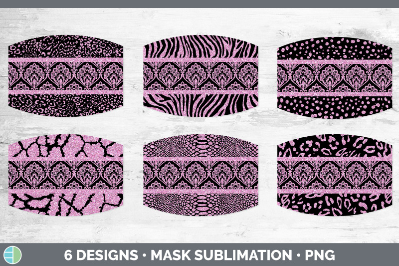 pink-damask-mask-sublimation-glitter-animal-print-face-mask-designs