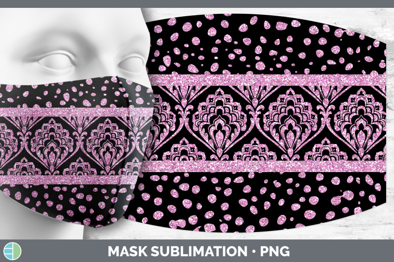 pink-damask-mask-sublimation-glitter-animal-print-face-mask-designs