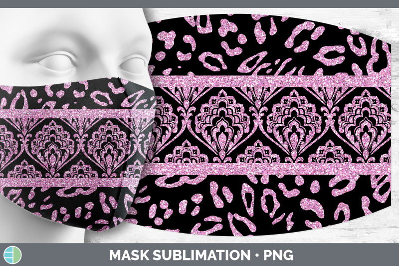 pink-damask-mask-sublimation-glitter-animal-print-face-mask-designs