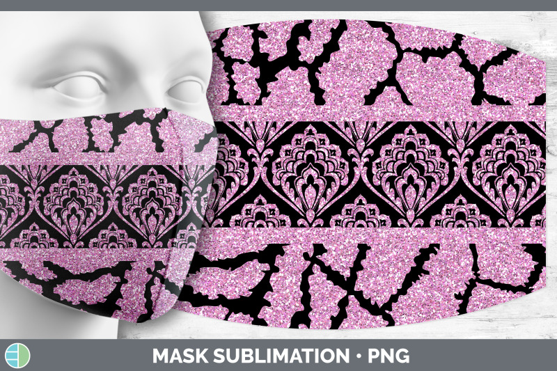 pink-damask-mask-sublimation-glitter-animal-print-face-mask-designs