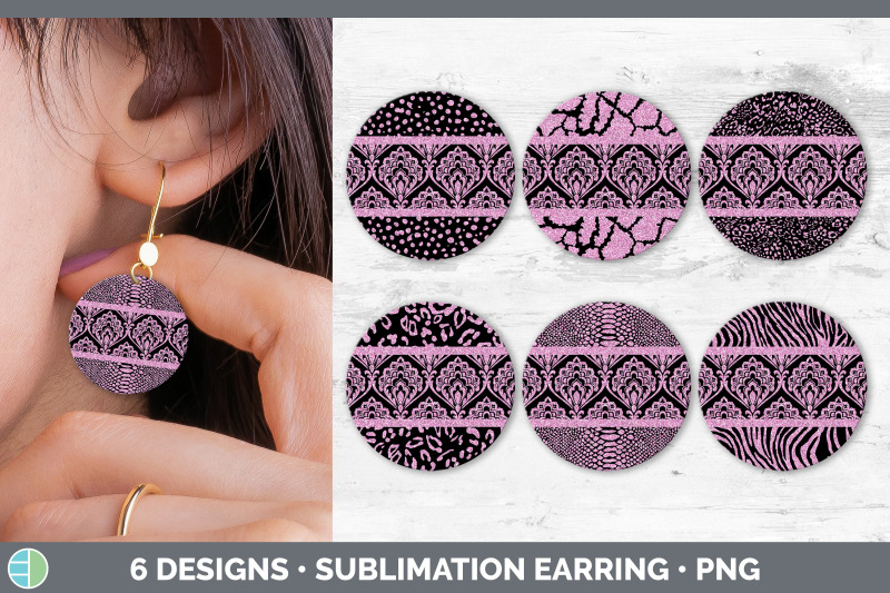 pink-damask-round-earring-sublimation-designs-bundle