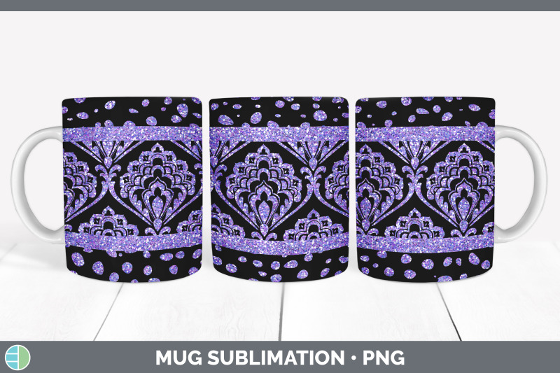 purple-damask-mug-sublimation-glitter-animal-print-coffee-cup-design