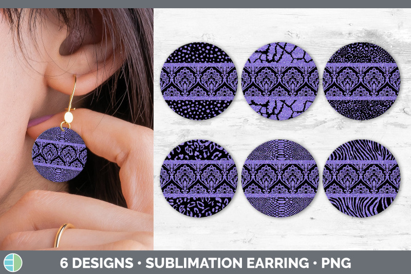 purple-damask-round-earring-sublimation-designs-bundle