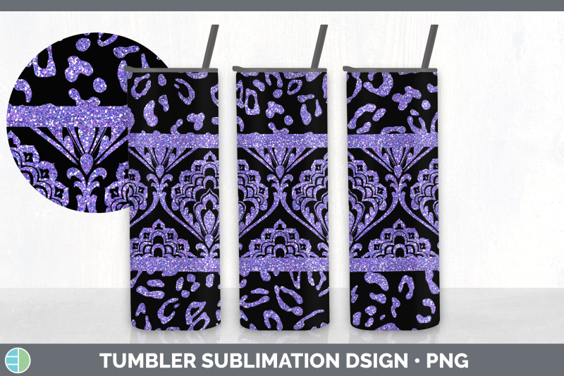 purple-damask-tumbler-glitter-animal-print-skinny-tumbler-sublimatio