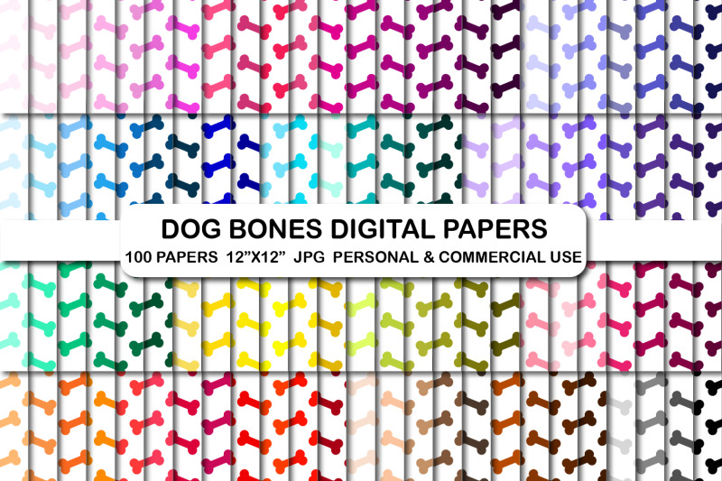 dog-bones-digital-papers-dog-bone-pattern-scrapbooking-paper