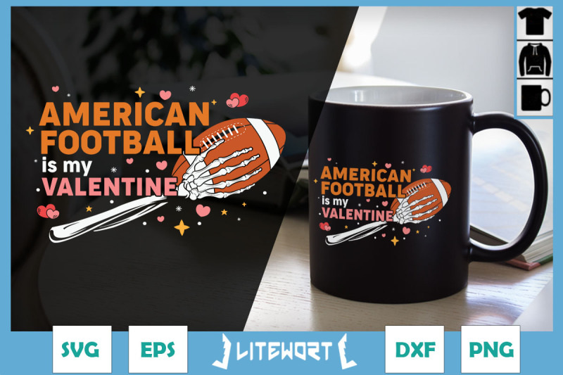 skeleton-american-football-my-valentine