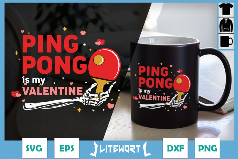 skeleton-hand-ping-pong-is-my-valentine