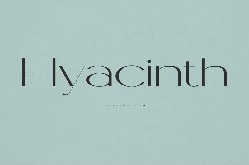 hyacinth-creative-font