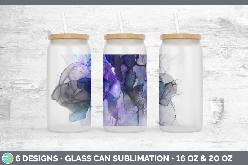 alcohol-ink-glass-can-sublimation-beer-mason-jar