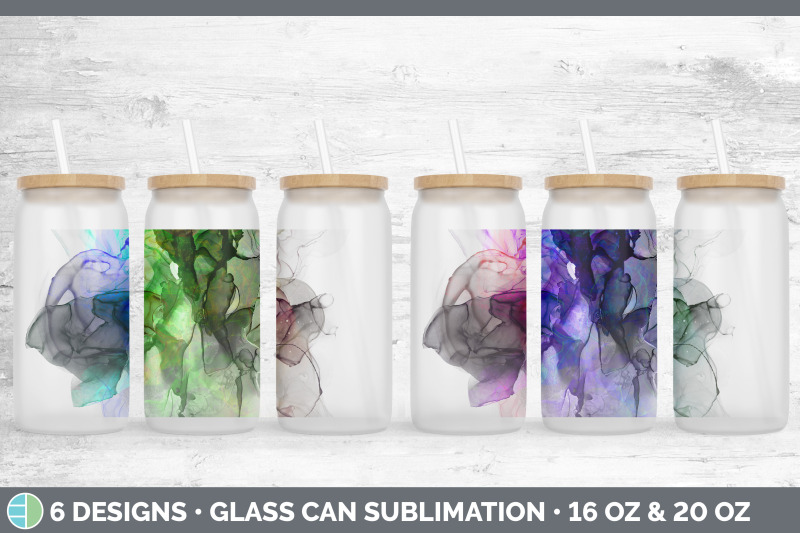 alcohol-ink-glass-can-sublimation-beer-mason-jar