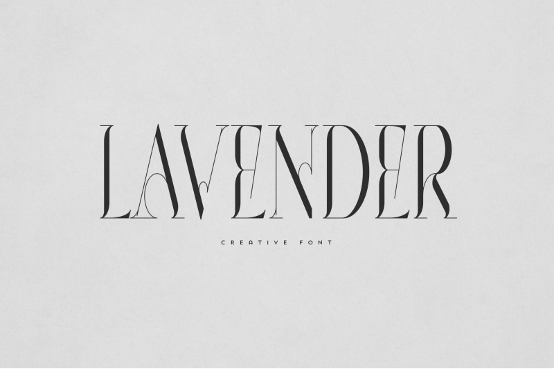 lavender-creative-font