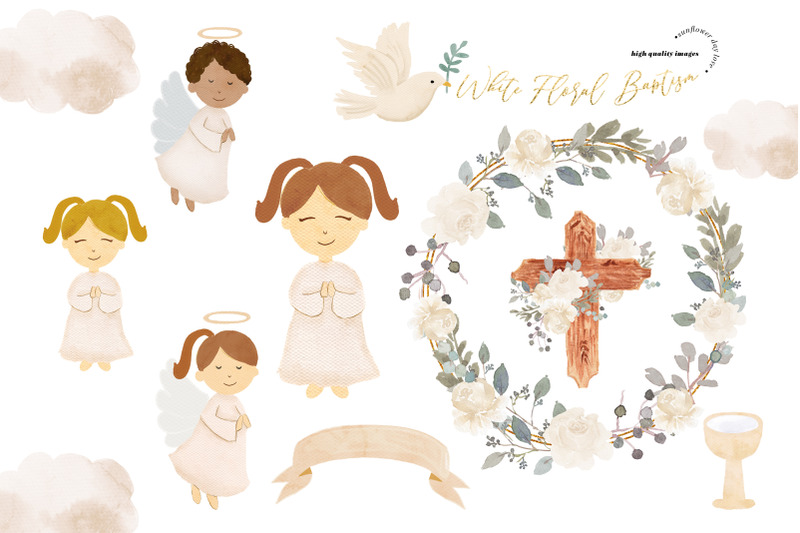white-flowers-easter-cross-baptism-clipart-greenery-floral-cross