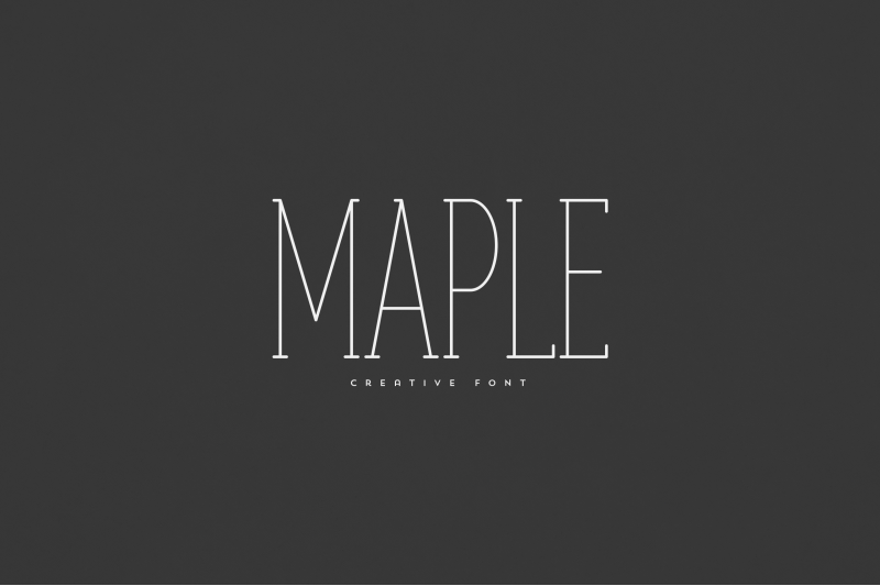 maple-creative-font