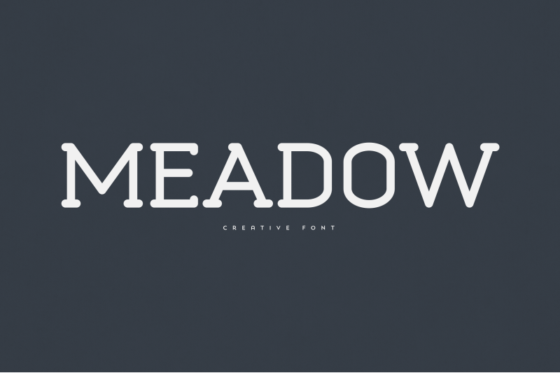 meadow-creative-font