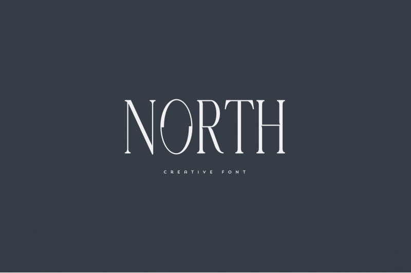 north-creative-font