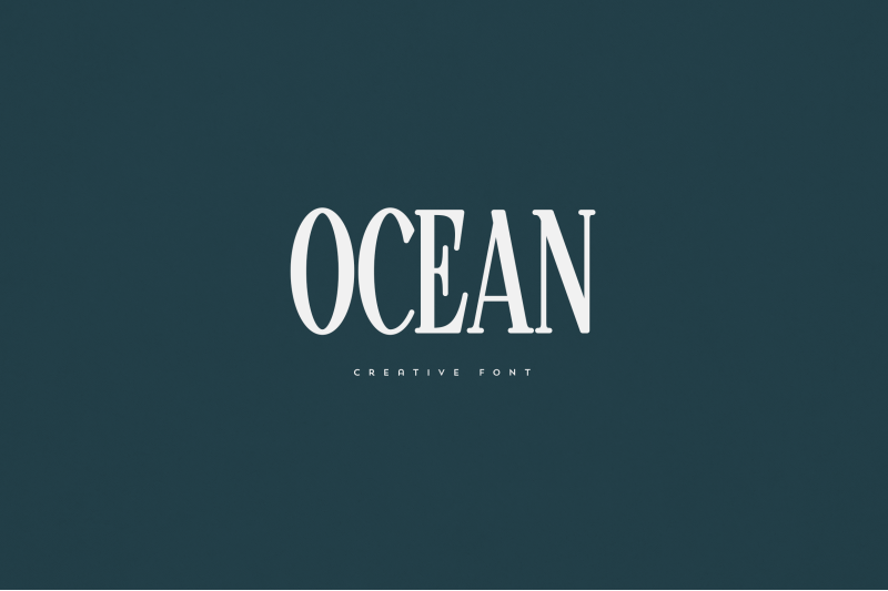 ocean-creative-font