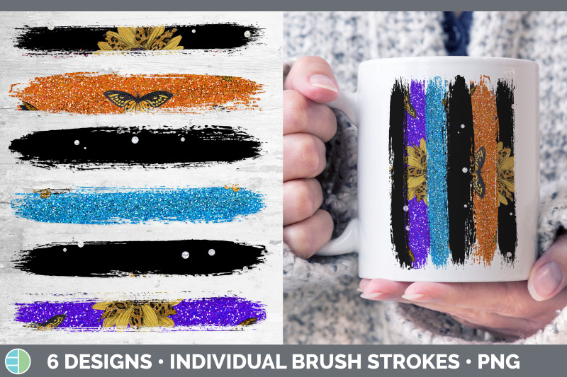 butterfly-sunflowers-brush-strokes-glitter-animal-print-sublimation