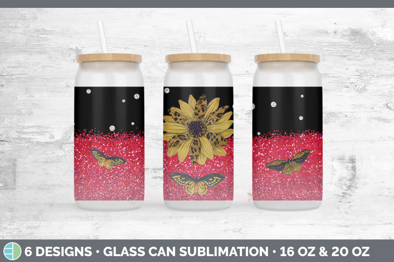 butterfly-sunflowers-glass-can-sublimation-beer-mason-jar