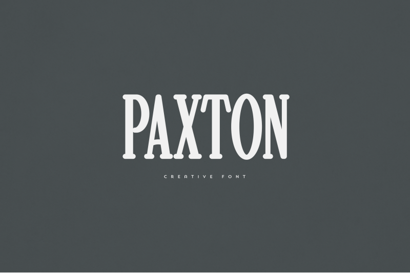 paxton-creative-font