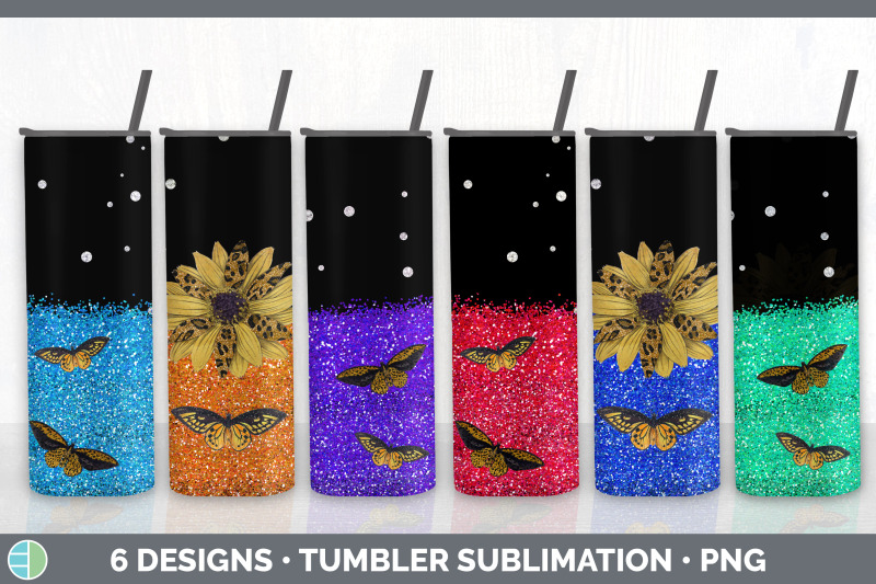 butterfly-sunflowers-tumbler-glitter-animal-print-skinny-tumbler-sub