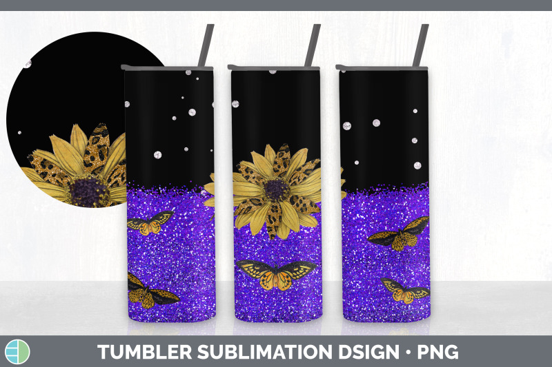 butterfly-sunflowers-tumbler-glitter-animal-print-skinny-tumbler-sub