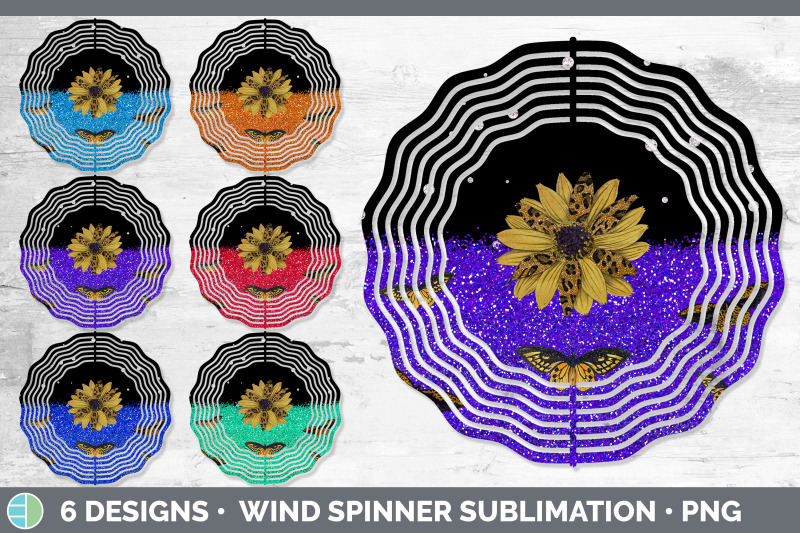 butterfly-sunflowers-wind-spinner-sublimation-designs-bundle