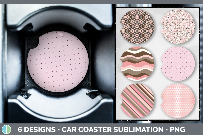 pink-car-coaster-pink-patterns-sublimation-bundle