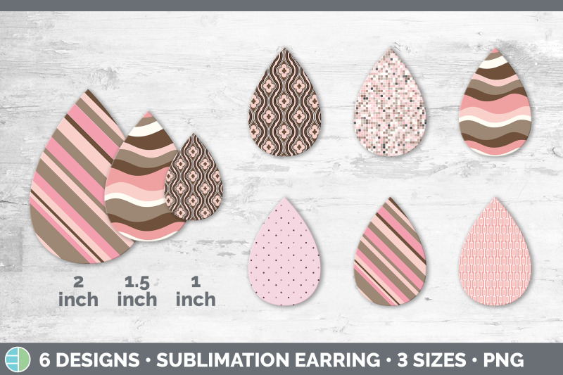 pink-teardrop-earring-pink-patterns-sublimation-bundle