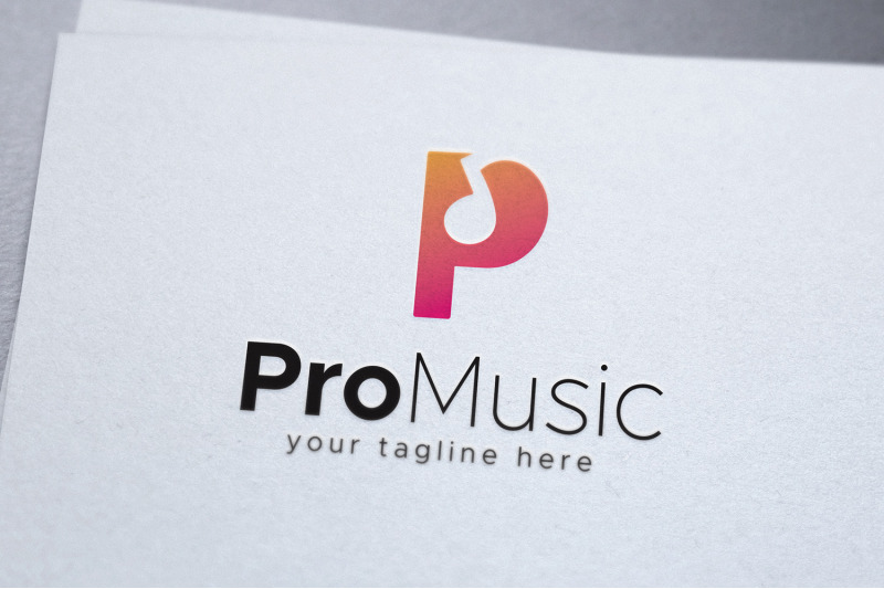 p-letter-logo-pro-music-logo