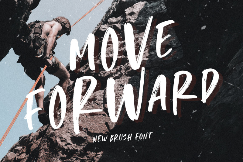 move-forward-new-brush-font