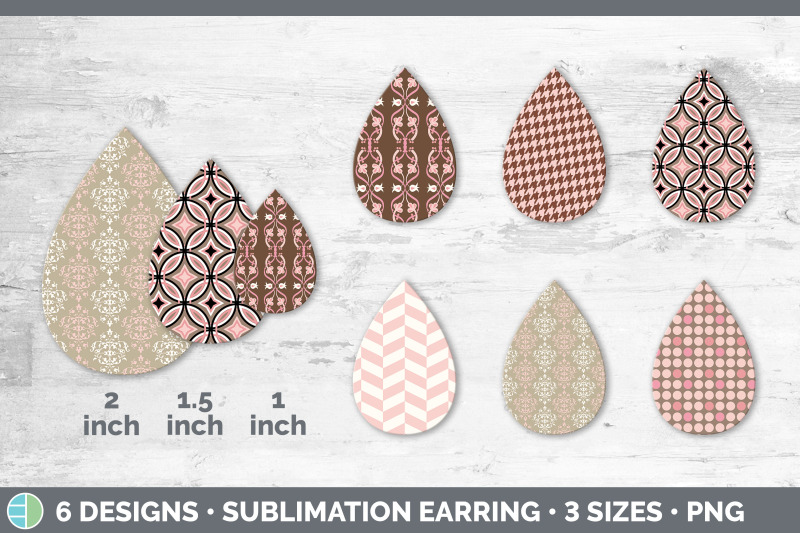 pink-teardrop-earring-pink-patterns-sublimation-bundle