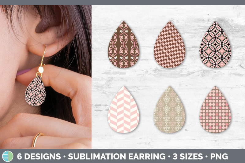 pink-teardrop-earring-pink-patterns-sublimation-bundle